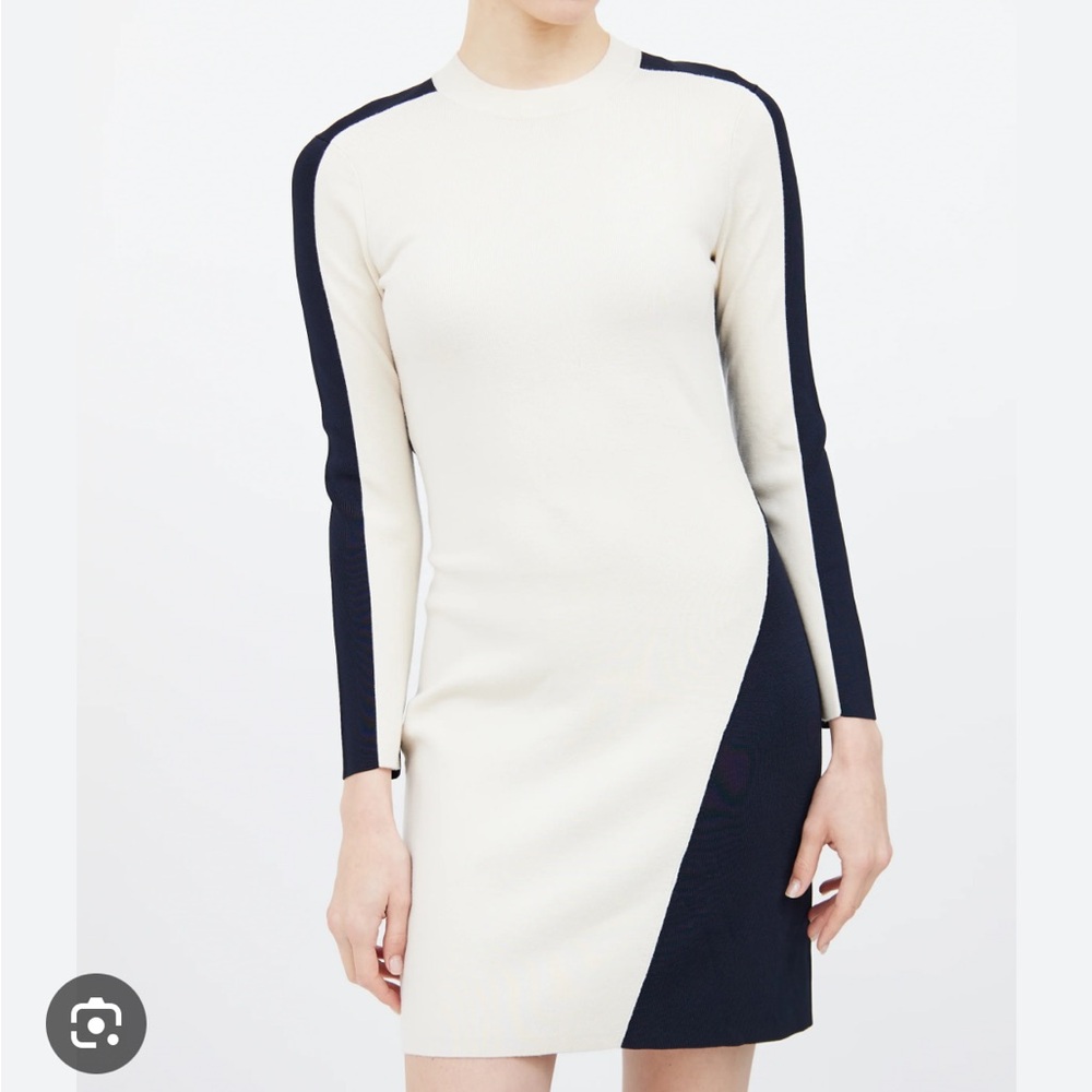 Rag & Bone sweater dress. Size xs. Navy and cream.